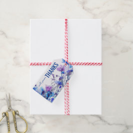 Etiqueta Para Presente 💍Com Sinceros Agradecimentos Cornflower Dreamscap