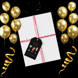 Etiqueta Para Presente Comece a Festa Adultos Aniversário de 40 anos