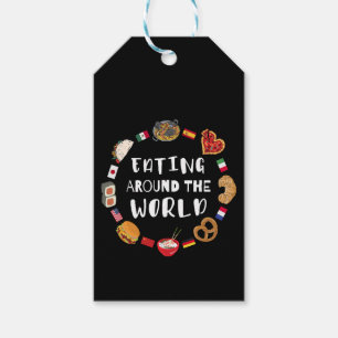 Etiqueta Para Presente Comendo pelo mundo