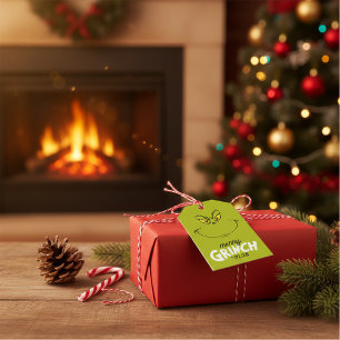 Etiqueta Para Presente Como o Grinch Roubou a Cara do Natal