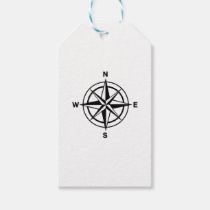 Etiqueta Para Presente Compass Náutico