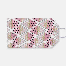 Etiqueta Para Presente Cones de Sorvete Irresistíveis com Granulado de Ba