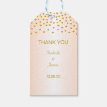 Confete Dourado em Preto e Dourado Rosa