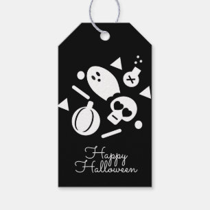 Etiqueta Para Presente Confetes de Halloween para Doces de Truque ou Trat