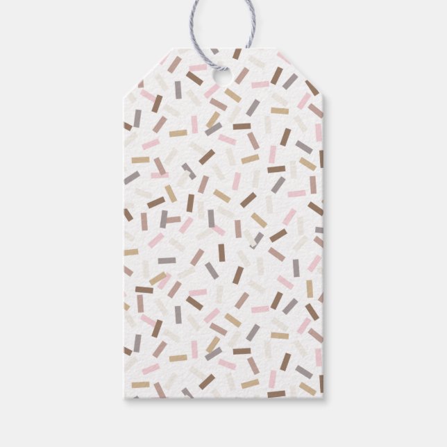 Etiqueta Para Presente Confetti Chic (Sprinkles) (Frente)