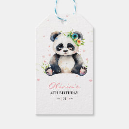 Etiqueta Para Presente Convite de Aniversário Panda, Convite de Aniversár