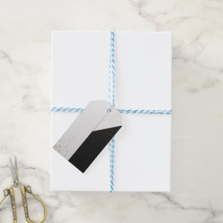 Etiqueta Para Presente Convite de Confetes de Casamento Elegante Minimal