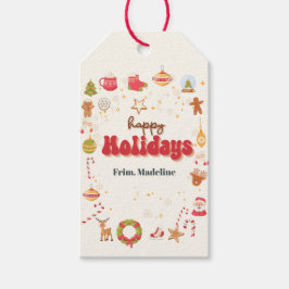 Etiqueta Para Presente Convite para festas de natal para crianças de nata