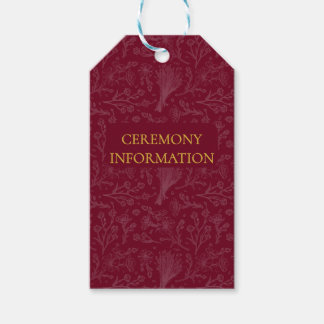 Etiqueta Para Presente Convite Personalizável Marrom Real