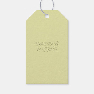 Etiqueta Para Presente Cor pastel personalizada nome minimalista personal