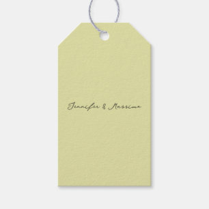 Etiqueta Para Presente Cor pastel personalizada nome minimalista personal