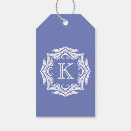 Etiqueta Para Presente Cor Personalizada Monograma de Marcas de Presente 