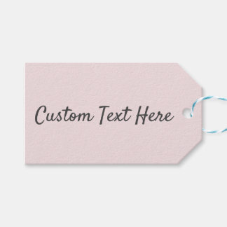 Etiqueta Para Presente Cor sólida, cor-de-rosa