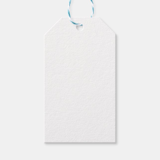 Etiqueta Para Presente Cor Sólida Profissional Personalizável (Frente)