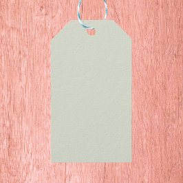 Etiqueta Para Presente Cor Sólida Verde Sussura