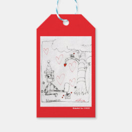 Etiqueta Para Presente Coração de Marcenivo - CriançasArt para COC