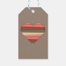 Coração Dia dos Namorados Listrado Amor