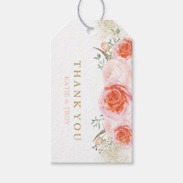 Etiqueta Para Presente Coral, Rosa e Pêssego Favorecem a Marca do Present