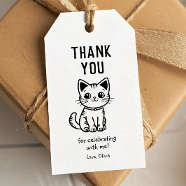 Etiqueta Para Presente Cores personalizadas kat obrigado