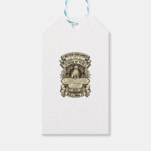 Etiqueta Para Presente Coroa Escudo de Cachorra Labrador_1