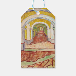 Etiqueta Para Presente Corredor no Asilo (por Vincent van Gogh)