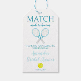 Etiqueta Para Presente Correspondência feita no céu, Chá de panela Tênis