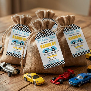 Etiqueta Para Presente Corrida de Carros Velozes Festa de 1º Aniversário