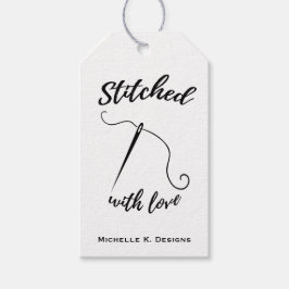 Etiqueta Para Presente Cortado com Artesanatos de Amor/Cuidados Feitos à 