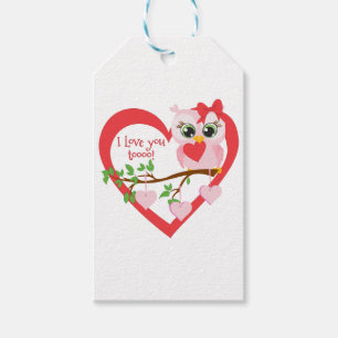 Etiqueta Para Presente Coruja de Amor