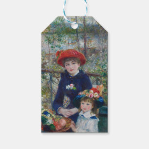 Etiqueta Para Presente Cottagecore Irmãs Renoir Jardim Paisagem