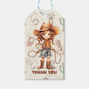 Etiqueta Para Presente Cowgirl 5 Birthday Bash