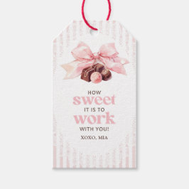 Etiqueta Para Presente Coworker Valentine Sweet Office Gift Tag