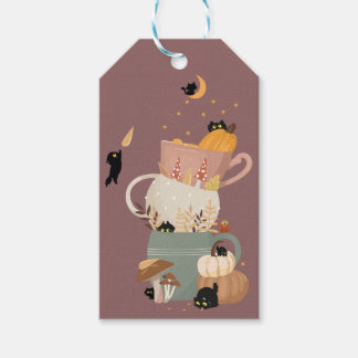 Etiqueta Para Presente Cozy Cats Fall