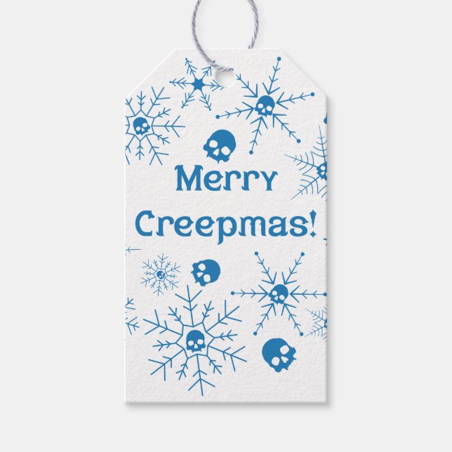 Etiqueta Para Presente Creepmas feliz! (Frente)