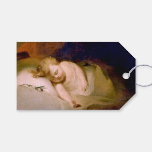Etiqueta Para Presente Criança que dorme (por Thomas Sully)