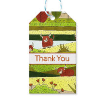 Crianças do Highland Cows Fazenda Aniversário