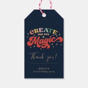 Etiqueta Para Presente Crie A Sua Própria Potência Da Rapariga Magic Grl