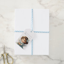 Crie Seu Próprio Anjo de Natal Moreno de Olhos Azu