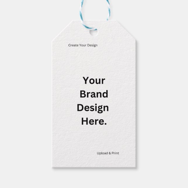 Etiqueta Para Presente Crie Seu Próprio Design e Imprima (Frente)