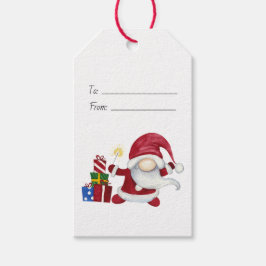 Etiqueta Para Presente Crie Seu Próprio Gnome de Natal com Purpurador de 