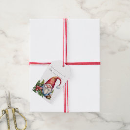 Etiqueta Para Presente Crie Seu Próprio Gnomo de Natal de Árvore