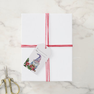 Etiqueta Para Presente Crie Seu Próprio Presente de Gnomo Roxo