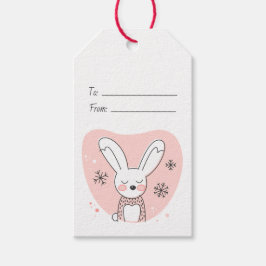 Etiqueta Para Presente Crie seu próprio retrorreflector Bunny Orange Nata
