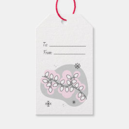 Etiqueta Para Presente Crie suas próprias luzes de Natal retrô