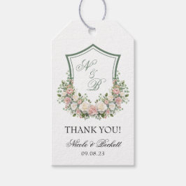 Etiqueta Para Presente Crista Floral Rosa
