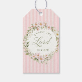 Etiqueta Para Presente Cristo, o Senhor Ressuscitou | Flores da Primavera