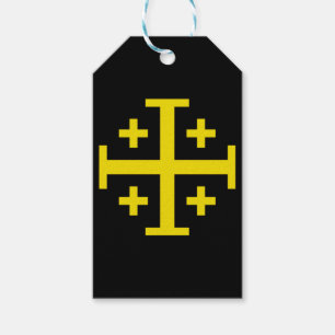 Etiqueta Para Presente Cruz de Jerusalém