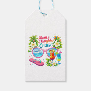 Etiqueta Para Presente Cruzeiro de Mãe e Filha Férias Tropicais