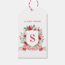Etiqueta Para Presente Cumee Natal Grandmillennial | Monograma de Natal