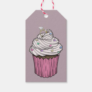 Etiqueta Para Presente Cupcake de proposta doce